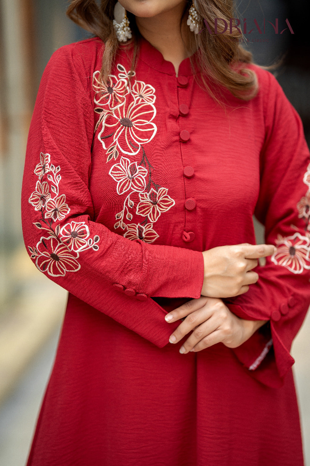 Comfortable Embroidery Co-Ords Set | Code: CEOS 029