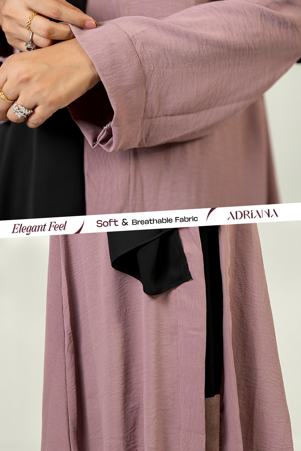 Comfortable Kimono Shurag (Single color- Mouve) | Code: CS 124