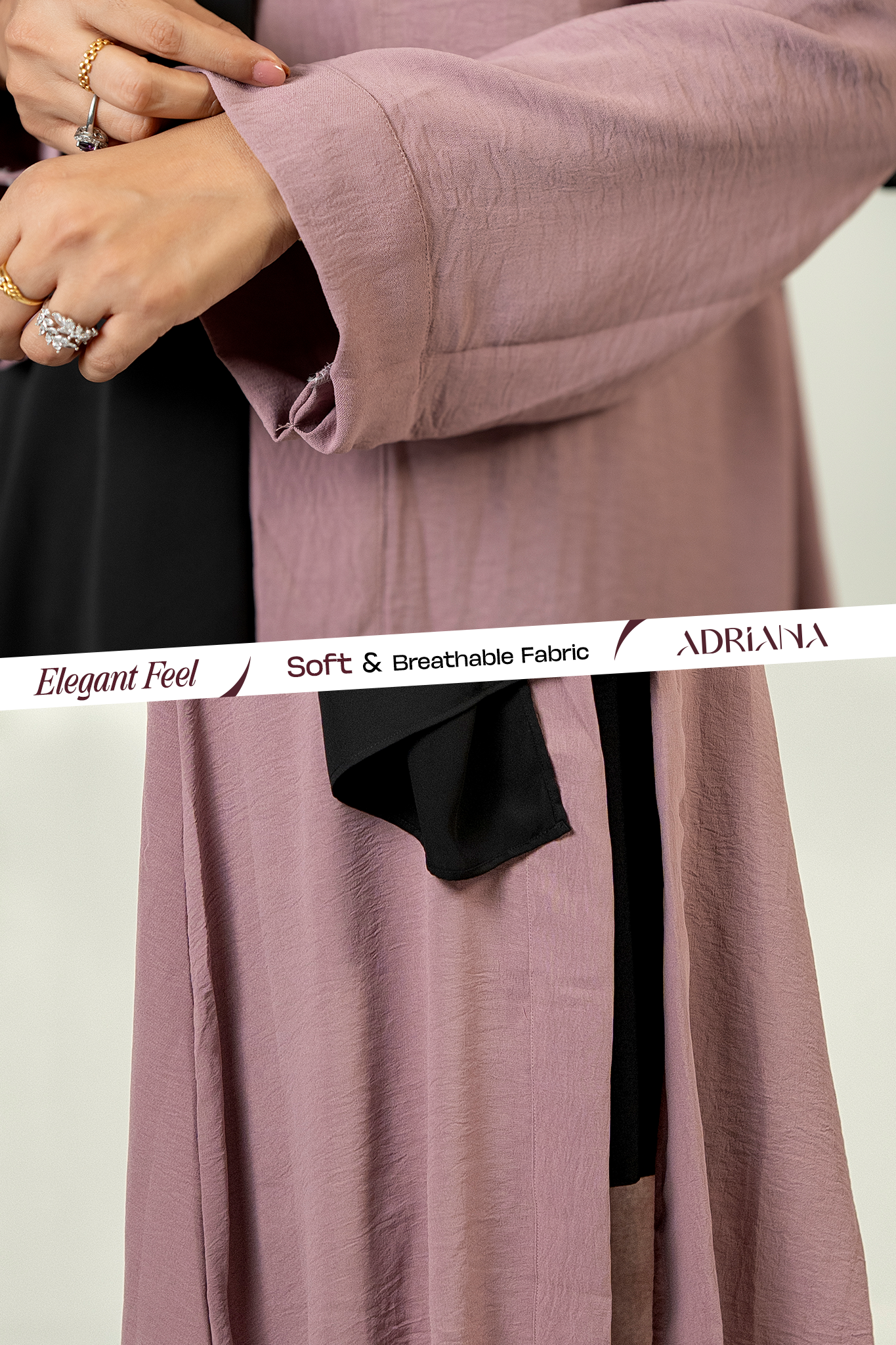 Comfortable Kimono Shurag (Single color- Mouve) | Code: CS 124