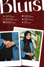 Comfortable Kimono Shurag  (Single color- Blueish Ash) | Code: CS 127