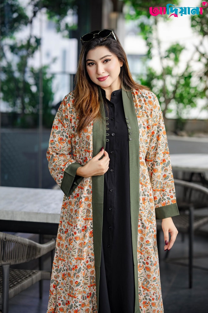 Comfortable  Semi-long Kimono Shurag | Code: CS 62