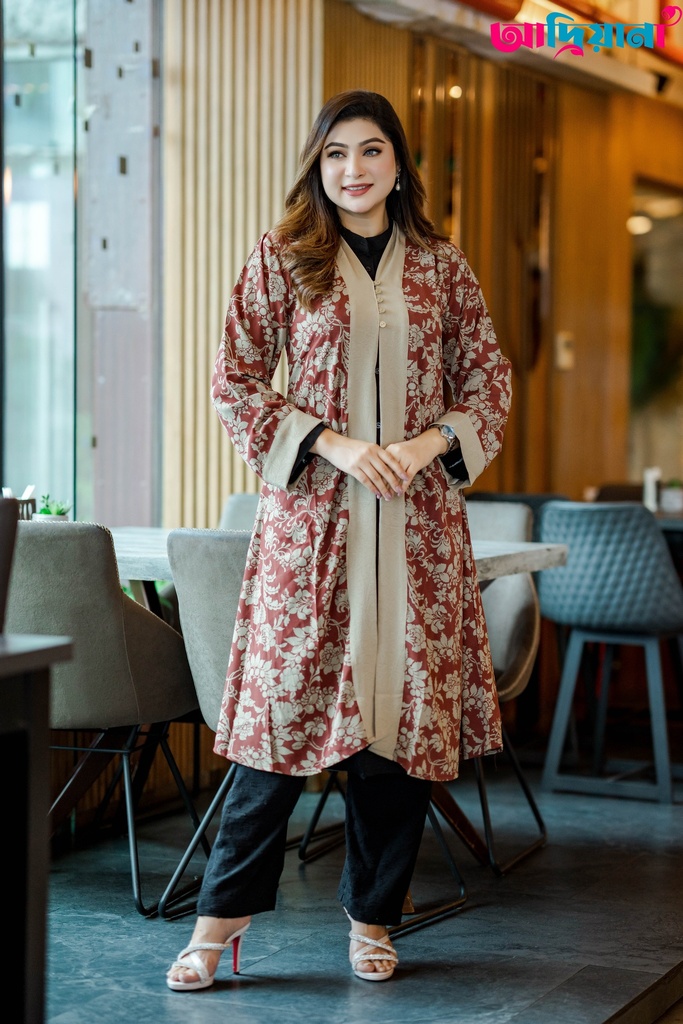 Comfortable  Semi-long Kimono Shurag | Code: CS 71