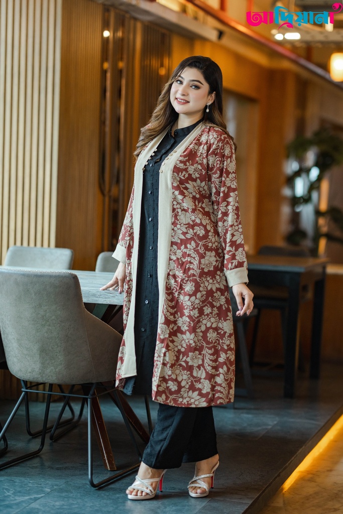 Comfortable  Semi-long Kimono Shurag | Code: CS 71