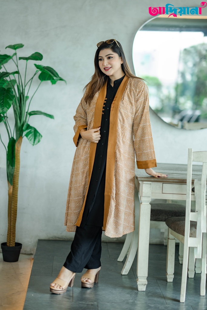Comfortable  Semi-long Kimono Shurag | Code: CS 60