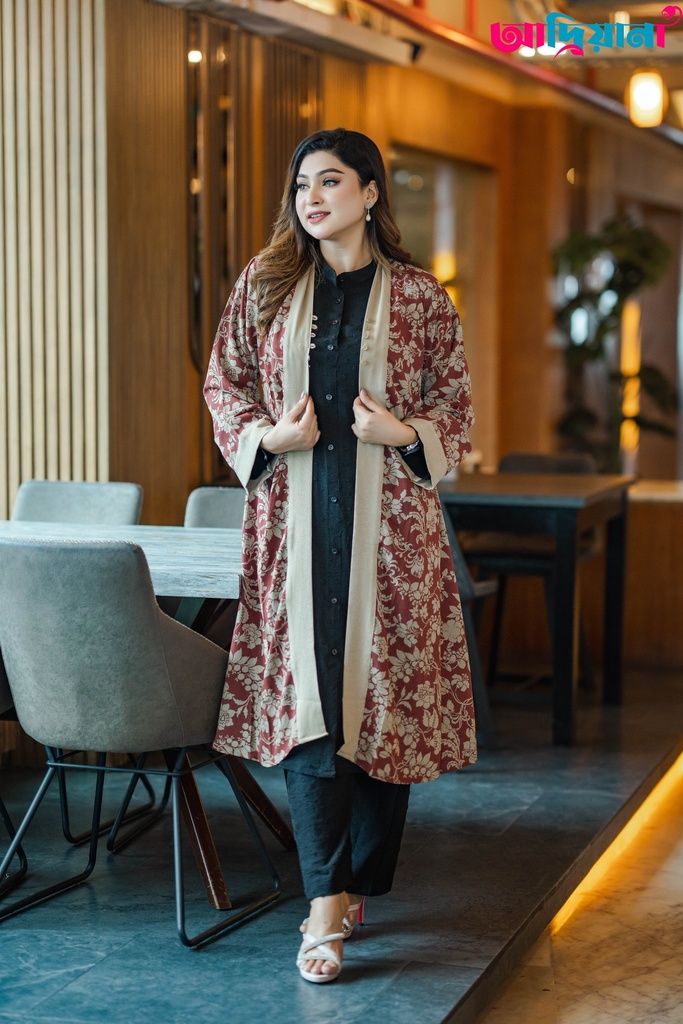 Comfortable  Semi-long Kimono Shurag | Code: CS 71