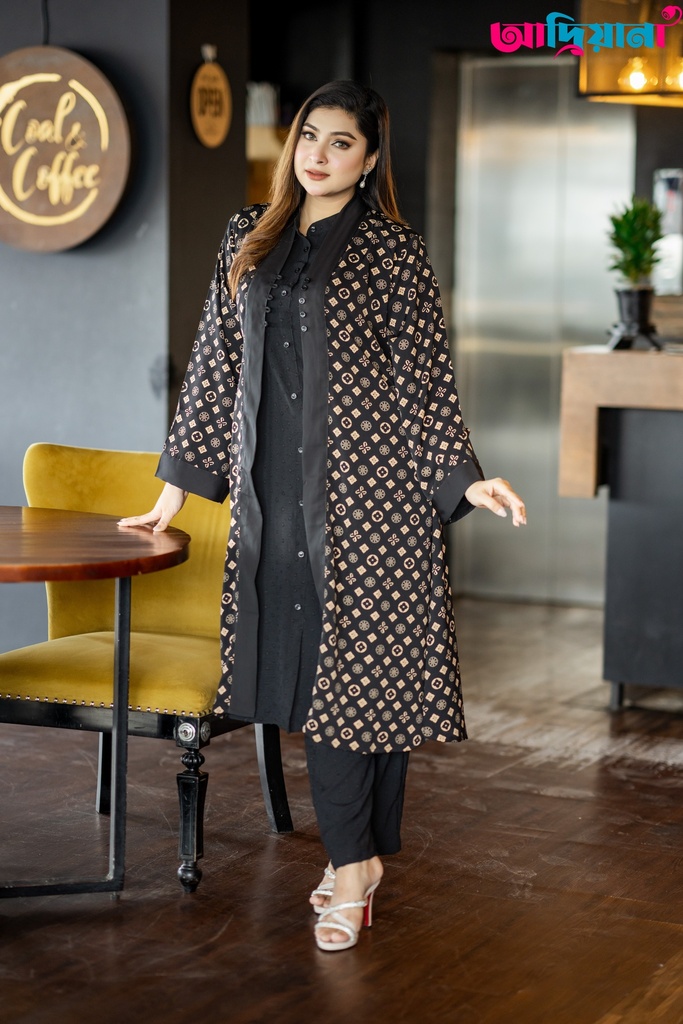 Comfortable  Semi-long Kimono Shurag | Code: CS 75